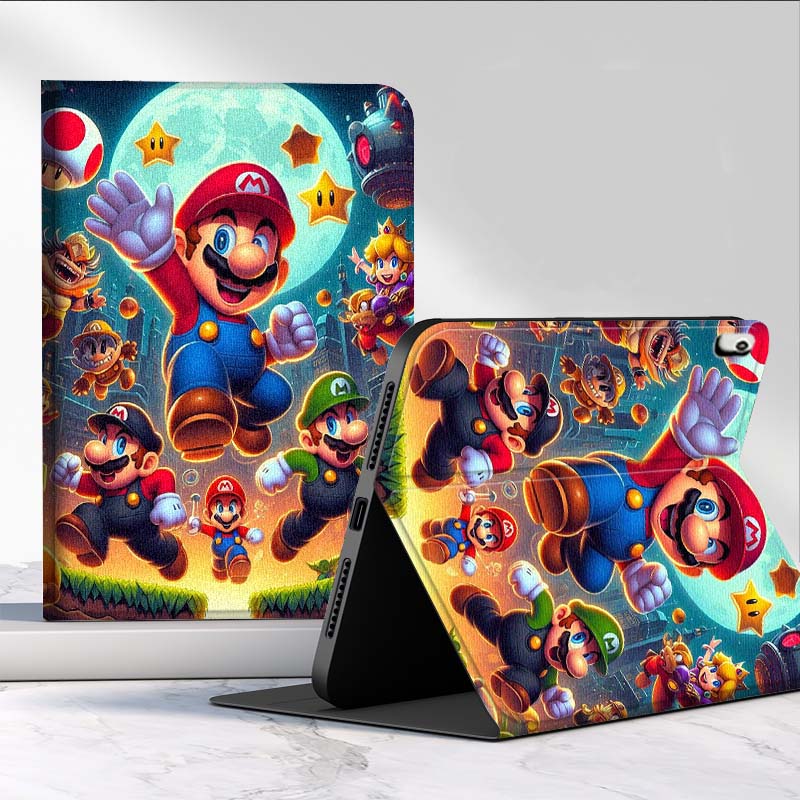 Samsung Tablet S9 Accessories - Cartoon M-Marios Kunst für Samsung Galaxy