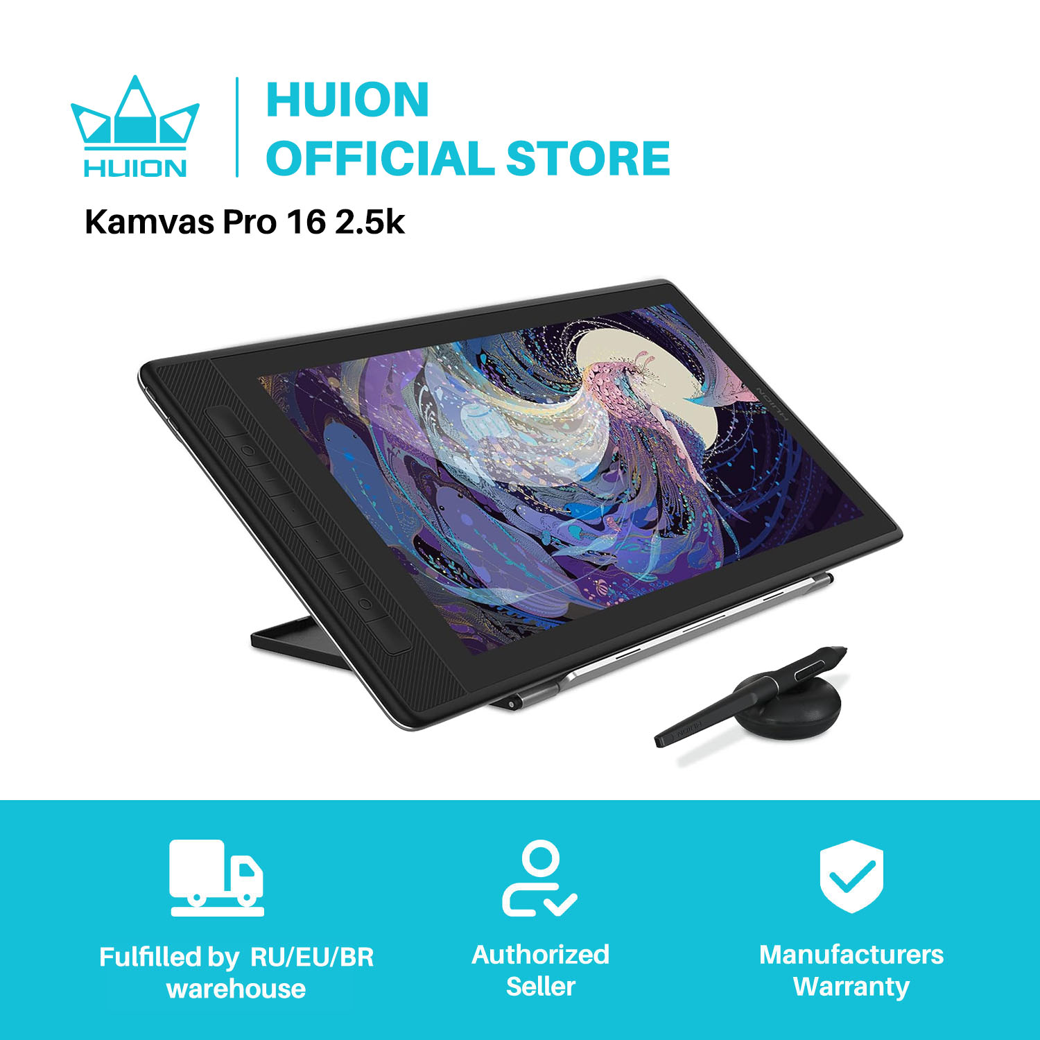 Huion Tablet Accessories - Huion kamvas pro 16 2,5 k