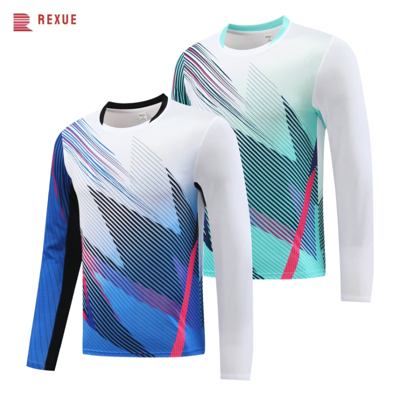 Tablet Sleeves & Cases Ipad Accessories - Langarm-Badminton-Shirt, Unisex, Tischtennis-Trikot, V-Ausschnitt, Ping-Pong-Shirt, Bekleidung