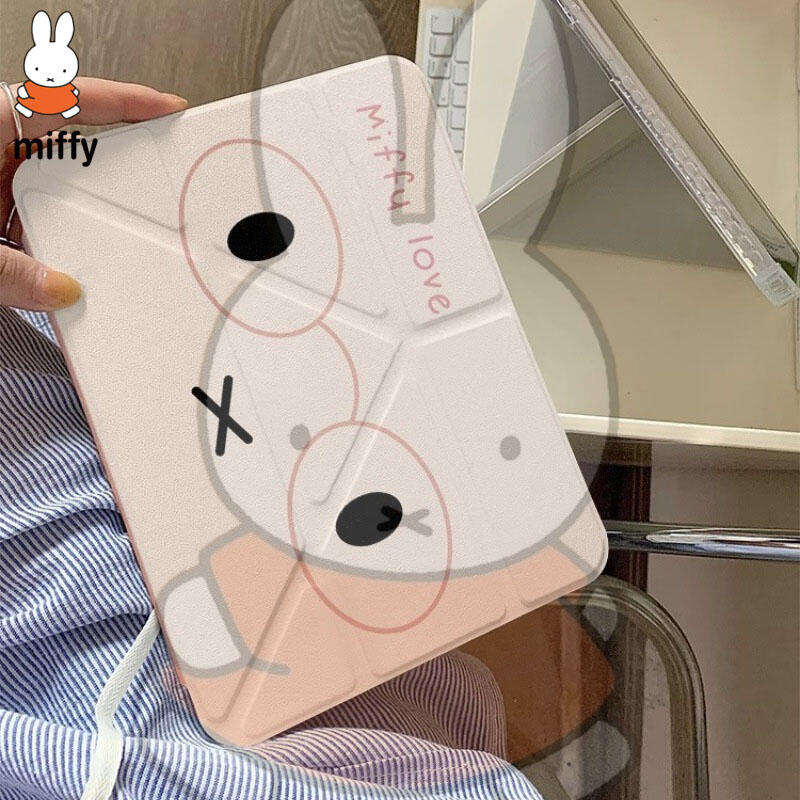 Fire Tablet Accessories - Cartoon Miffy Ipad Tablet-Schutzhülle mit niedlichem