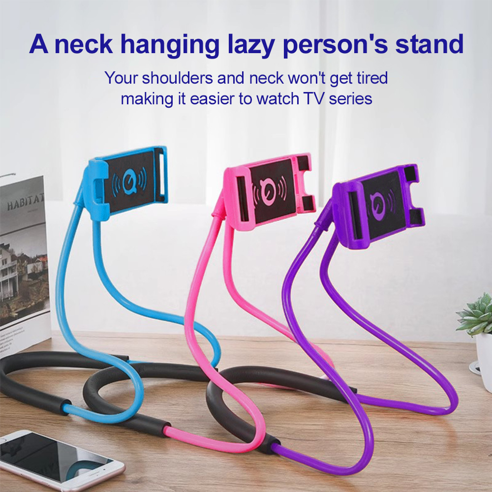 Tablet Accessories Online - Halsband-Handyhalterung Flexibler Schwanenhals-Handyhalter 360° Drehbare Tablet-Halterung