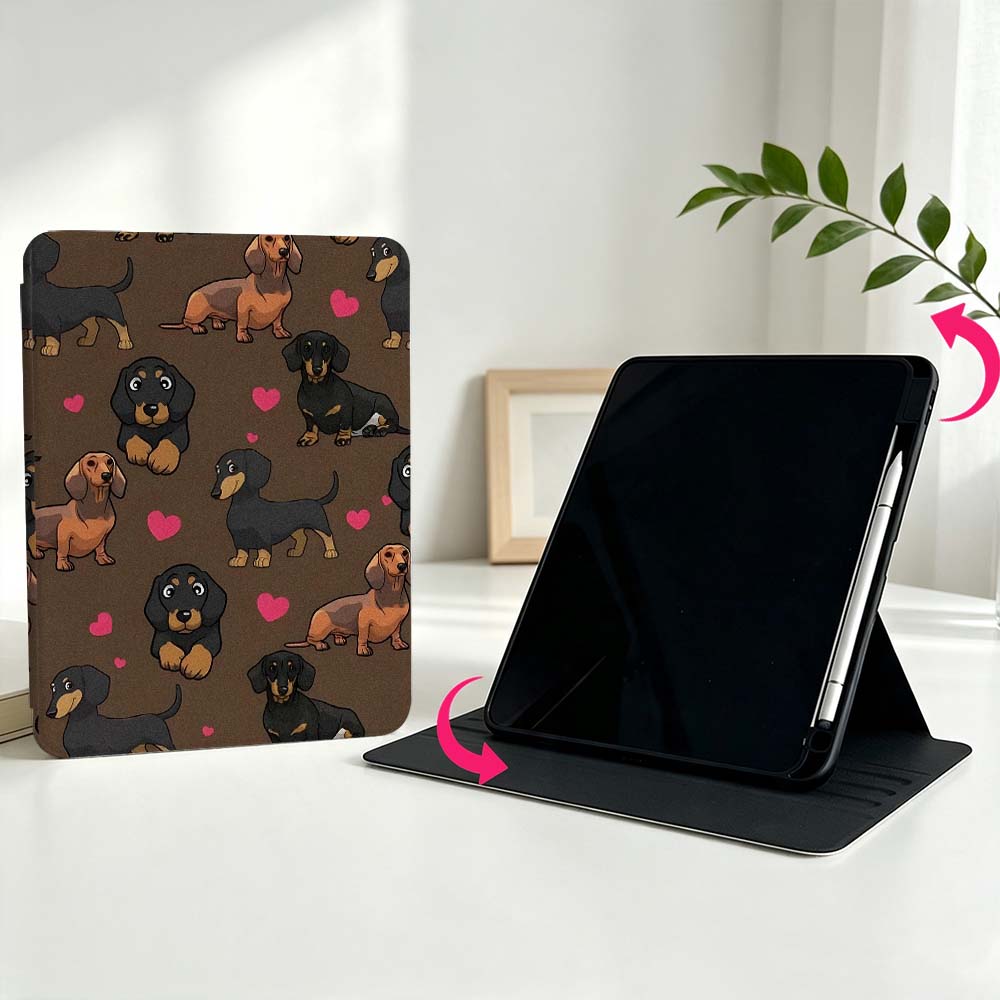 Cartoon-Dackel-Herz für Samsun – Samsung Tablet S11 Accessories Bewertung und Preis