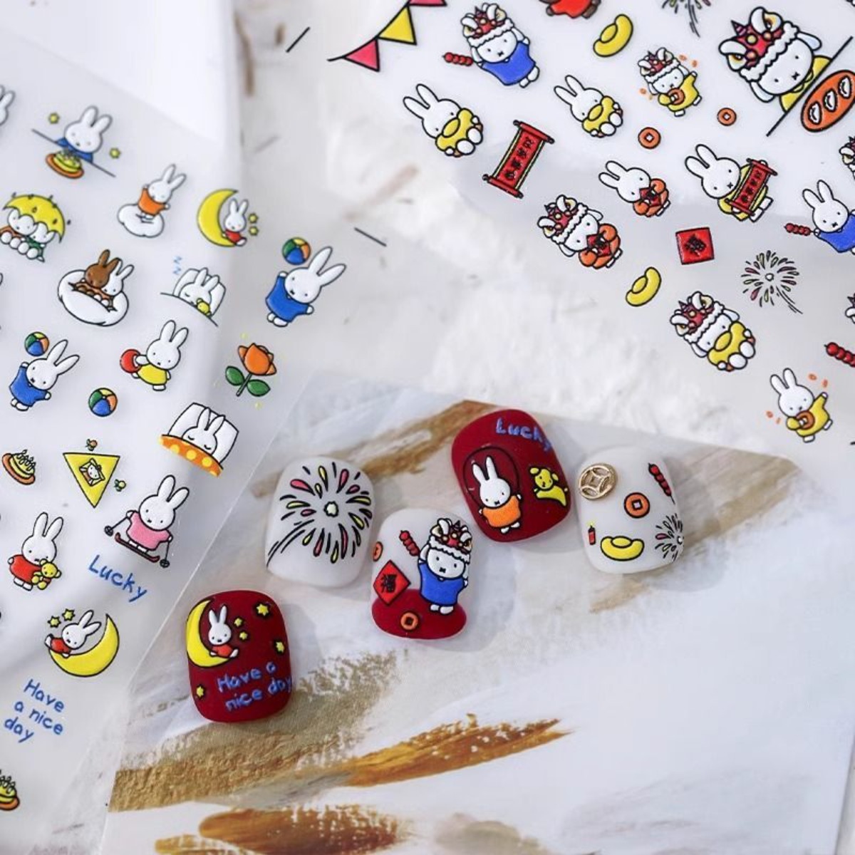 Kawaii Miffy Rabbit Aufkleber, – Fire Tablet Accessories Bewertung und Preis