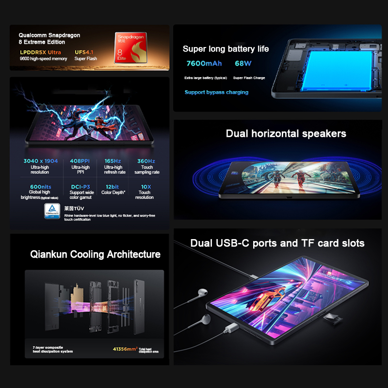 Original Lenovo Legion Y700 4. – Tablet Gaming Accessories Bewertung und Preis