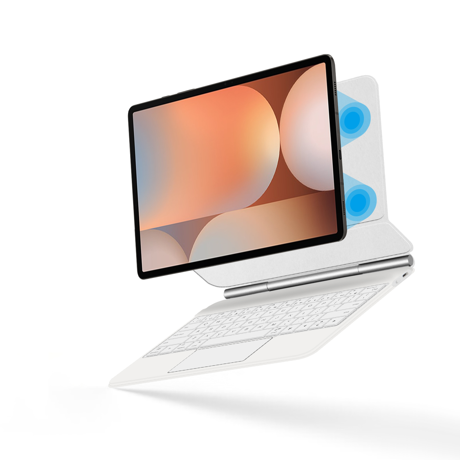 Magische Tastatur für Samsung  – Samsung Tablet S9 Accessories Bewertung und Preis
