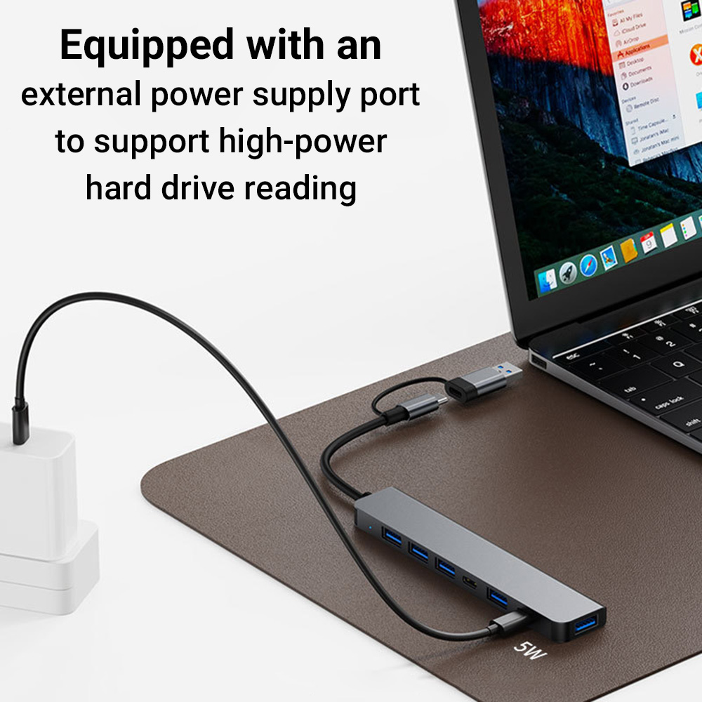 7-in-1 Dual-Head USB-C & USB D – Tablet Reading Accessories Bewertung und Preis