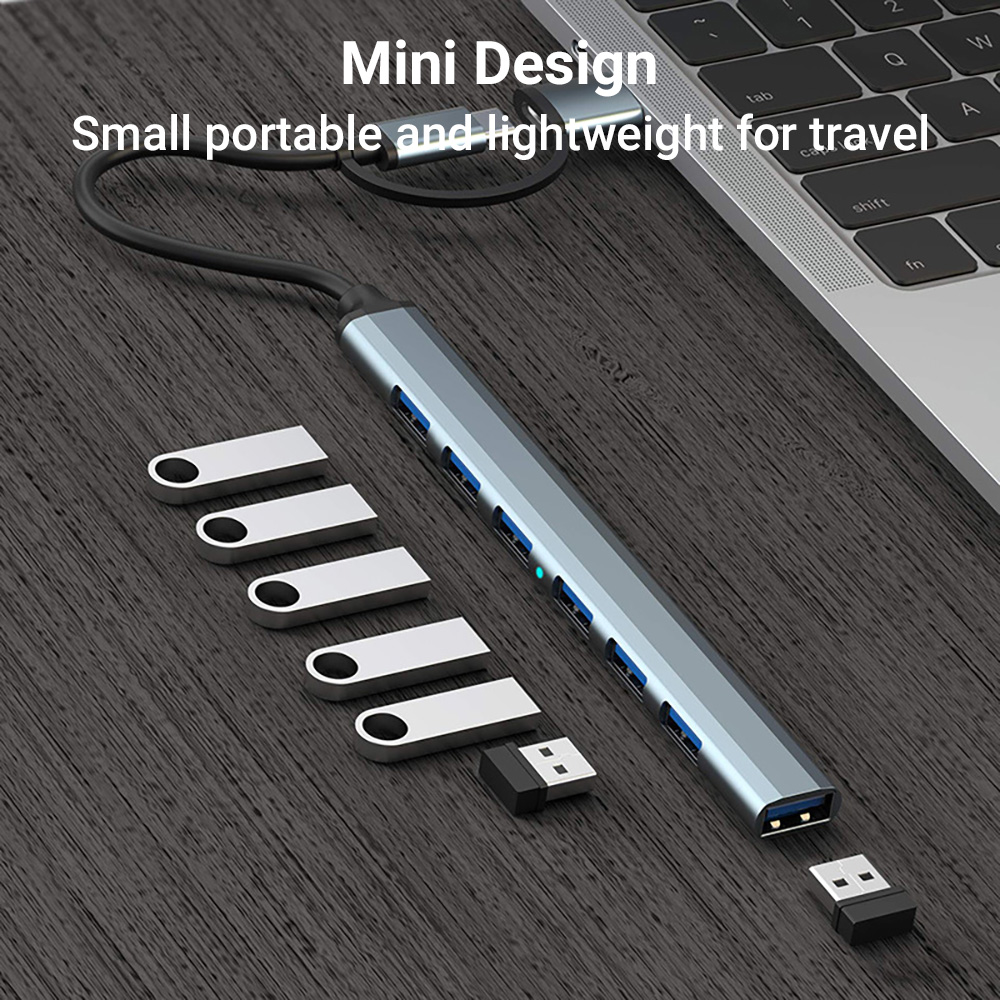 7-in-1 Dual-Head USB-C & USB D – Tablet Reading Accessories Bewertung und Preis