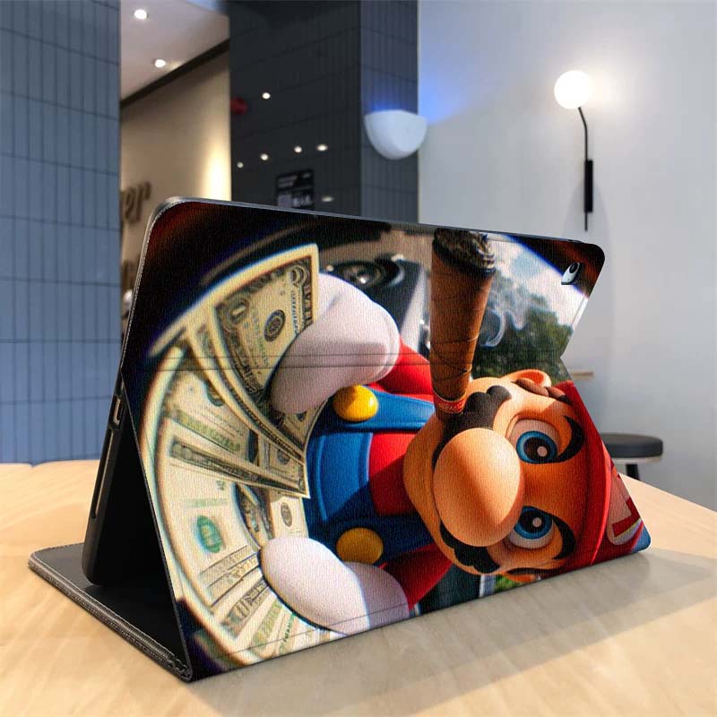 Cartoon M-Marios Kunst für Sam – Samsung Tablet S9 Accessories Bewertung und Preis