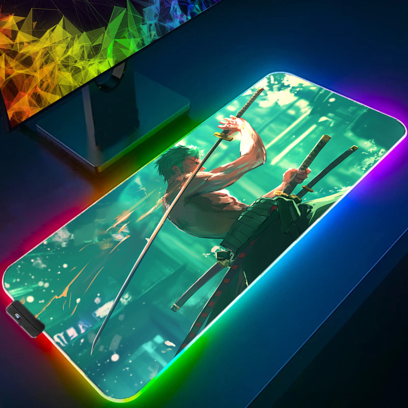 ONE PIECE Zoro Mauspad RGB Gam – Tablet Gaming Accessories Bewertung und Preis