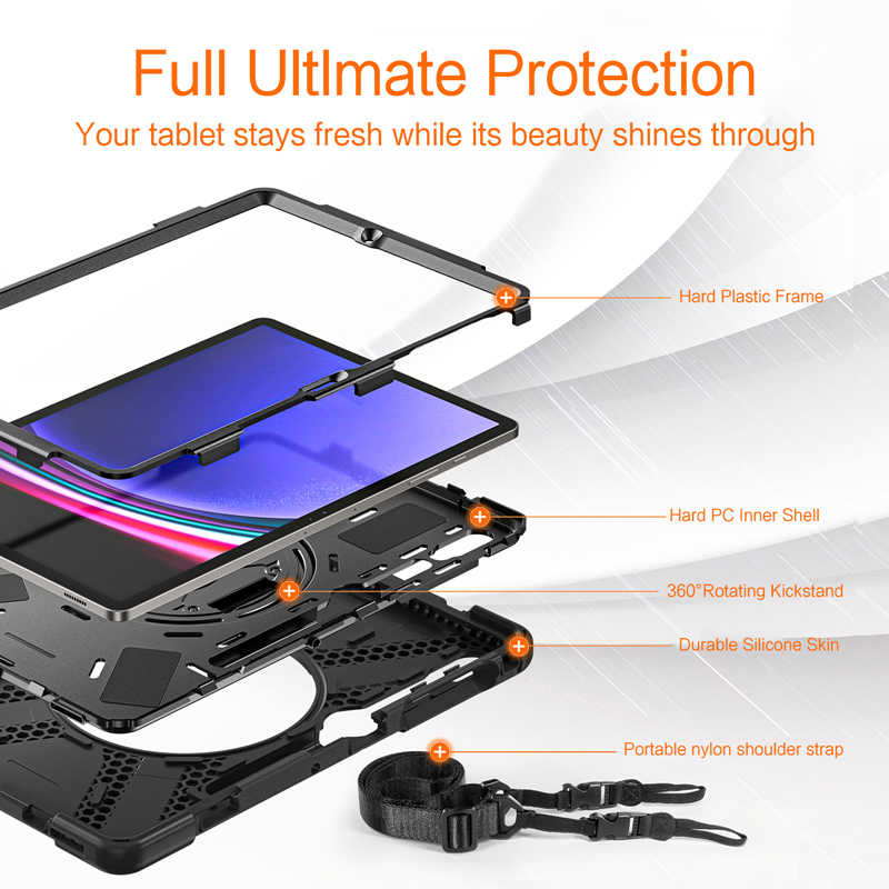 Robuste, stoßfeste Hülle für S – Samsung Tablet S9 Accessories Bewertung und Preis
