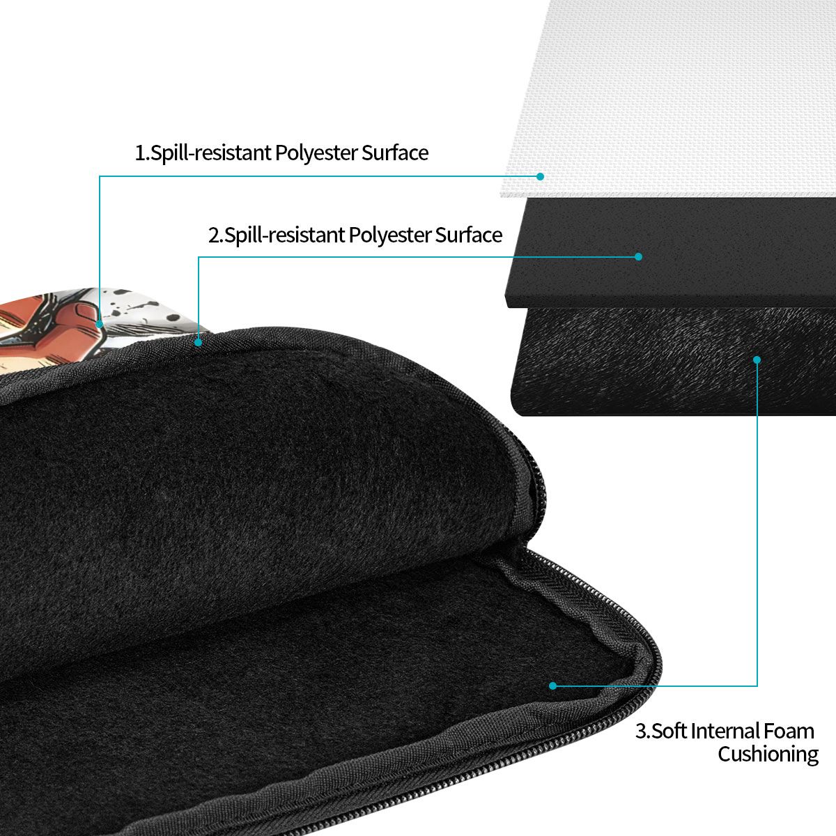 Laptop-Tasche im Comic-Stil fü – Tablet Sleeves & Cases Ipad Accessories Bewertung und Preis